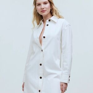 Madewell Denim Oversized Mini Shirtdress